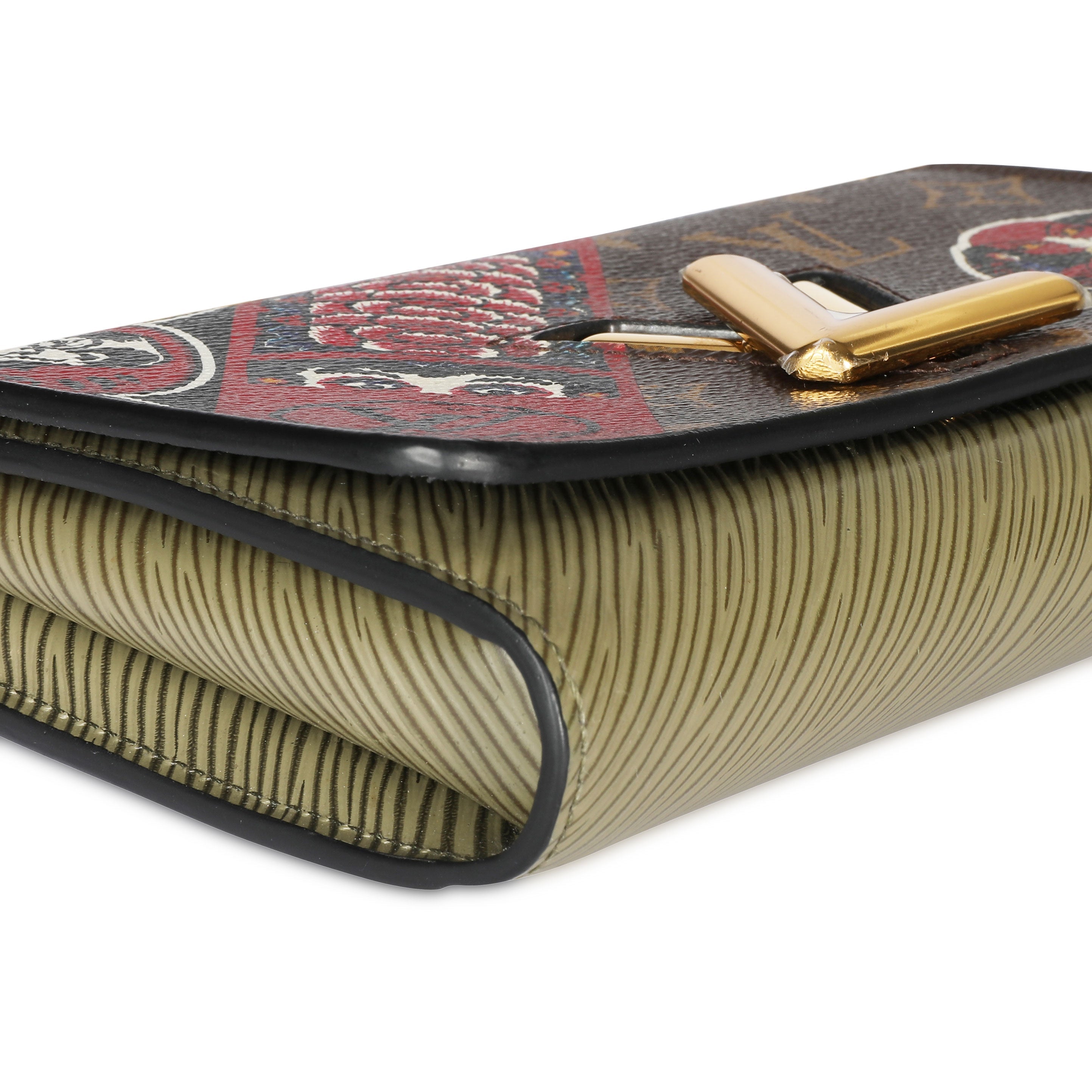 Louis Vuitton Louis Vuitton x Kansai Yamamoto Monogram Kabuki Epi Twist Chain Wallet
