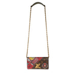 Louis Vuitton Louis Vuitton x Kansai Yamamoto Monogram Kabuki Epi Twist Chain Wallet