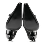 Saint Laurent Elba Applique Tulle Aston 115 Boots 35.5 Black