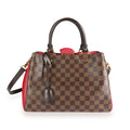 Louis Vuitton Louis Vuitton Damier Ebene & Bordeaux Taurillon Leather Brittany Bag