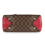 Louis Vuitton Louis Vuitton Damier Ebene & Bordeaux Taurillon Leather Brittany Bag