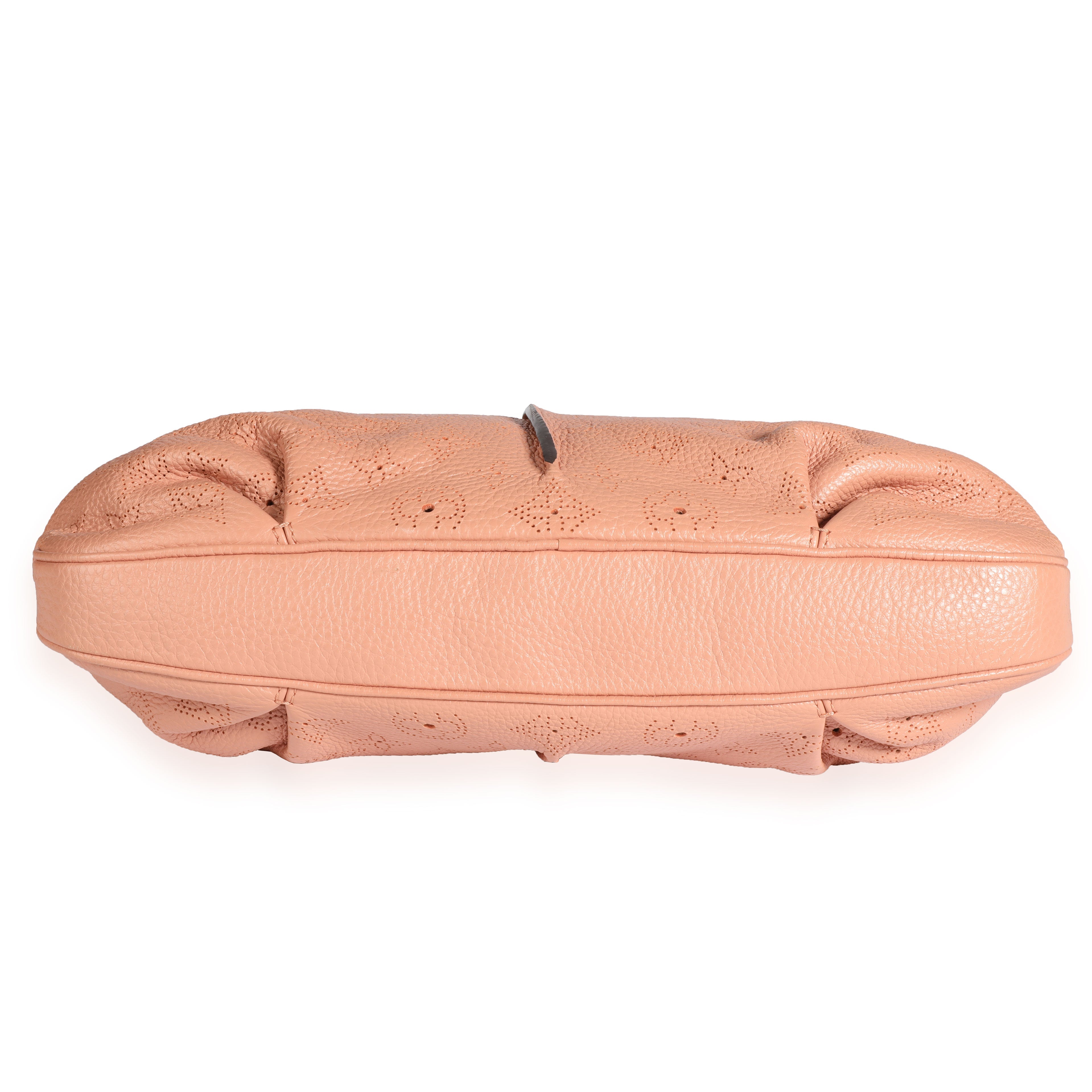 Louis Vuitton Louis Vuitton Pink Monogram Mahina Leather Selene PM