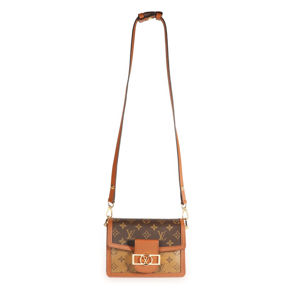 Louis Vuitton Louis Vuitton Monogram & Monogram Reverse Canvas Mini Dauphine Bag