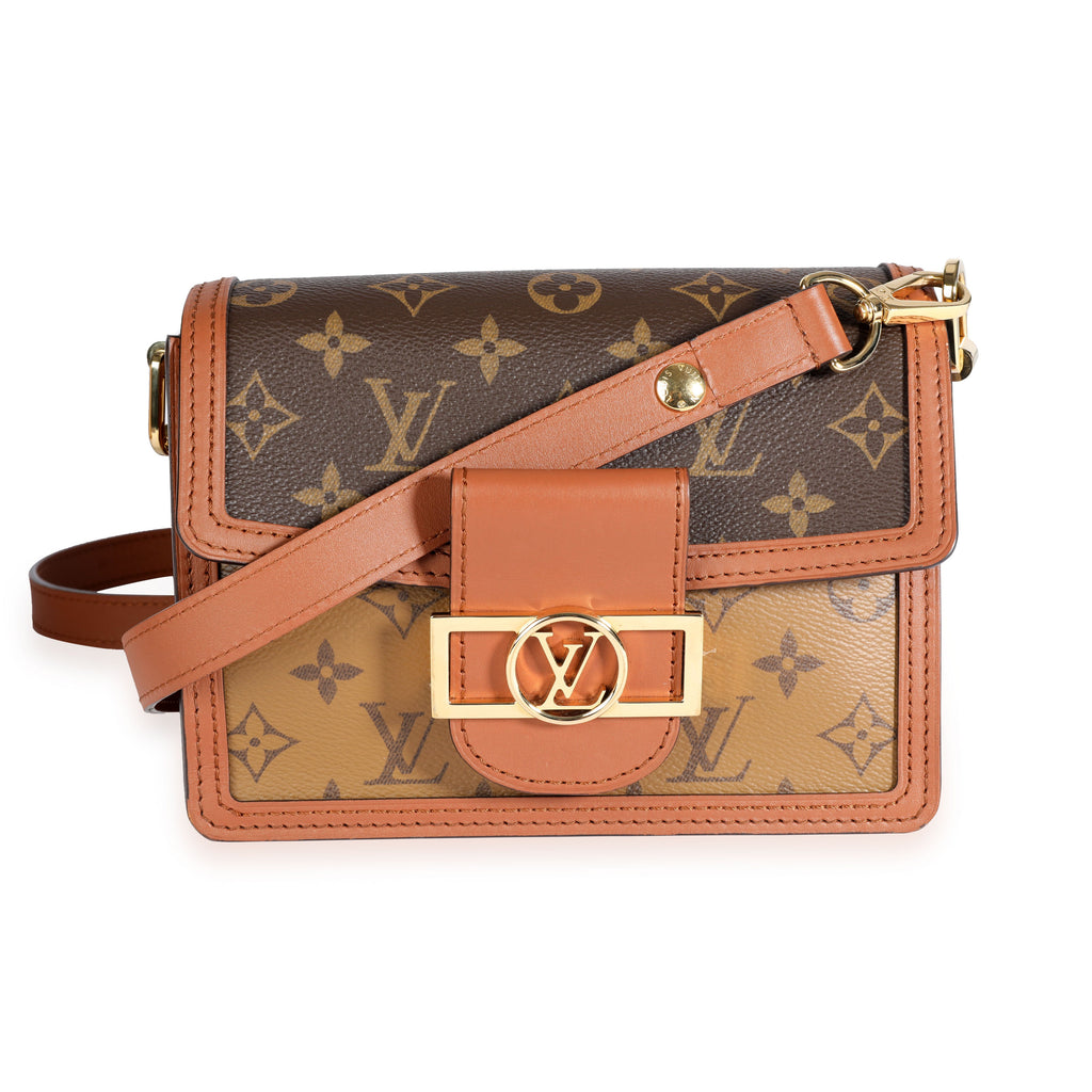 Louis Vuitton Louis Vuitton Monogram & Monogram Reverse Canvas Mini Dauphine Bag