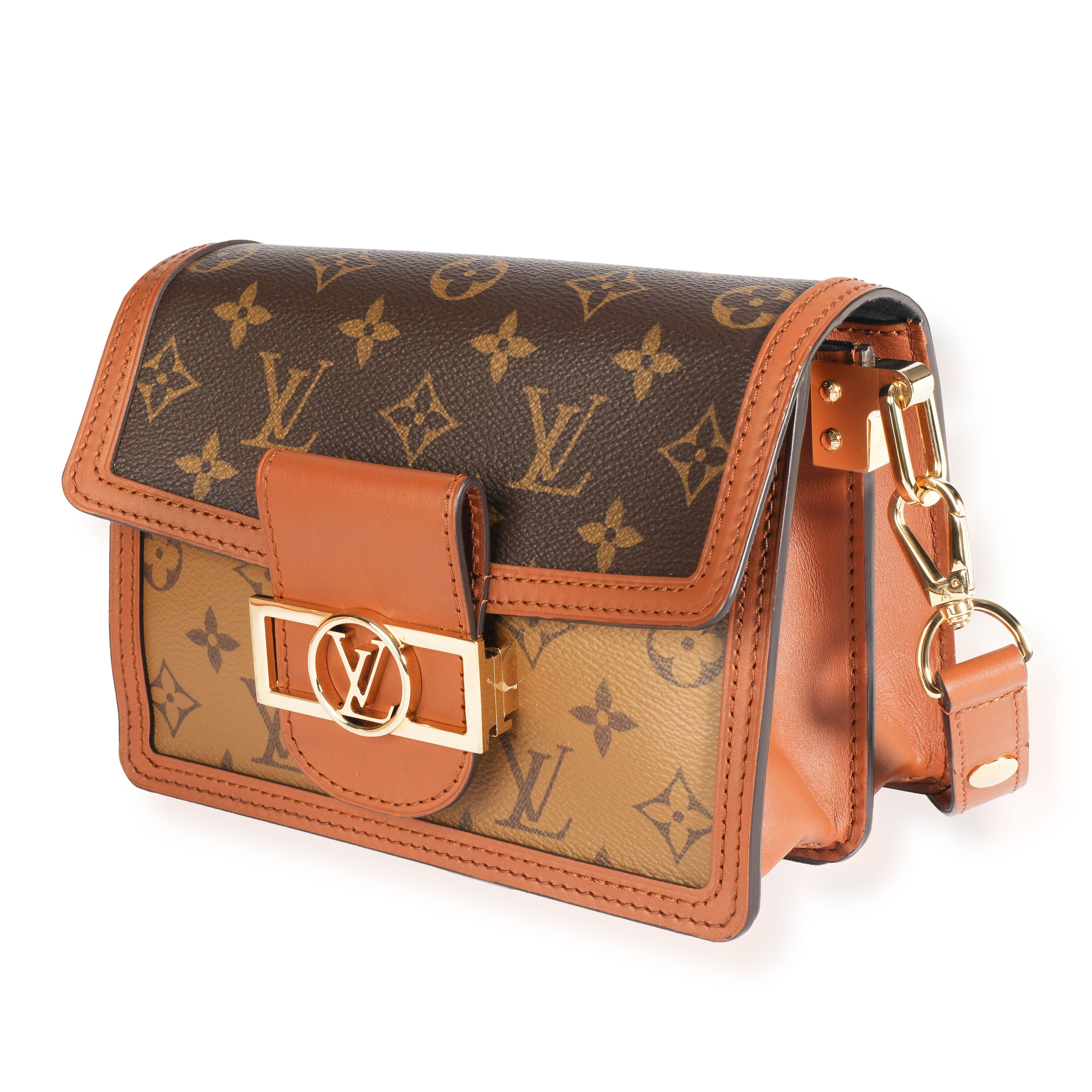 Louis Vuitton Louis Vuitton Monogram & Monogram Reverse Canvas Mini Dauphine Bag