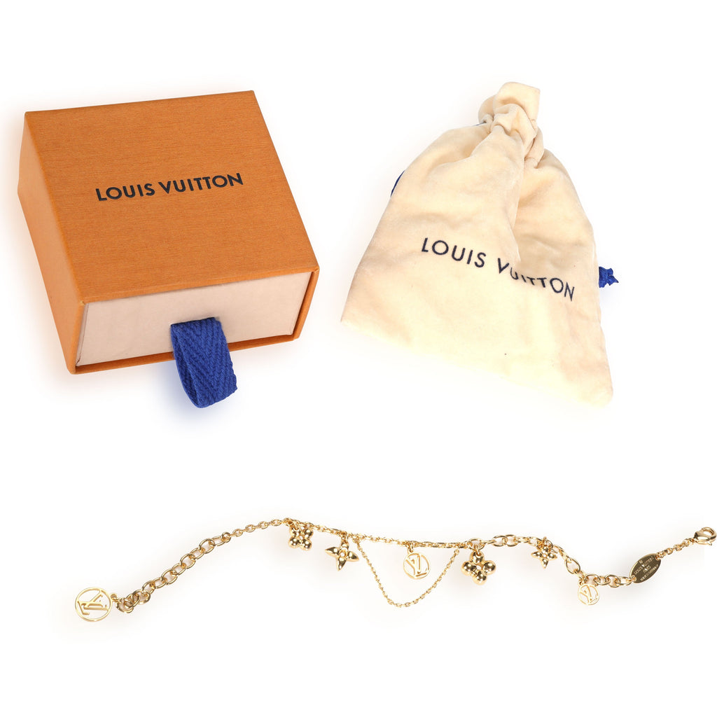 Louis Vuitton Louis Vuitton Costume Gold Plated Charm Bracelet
