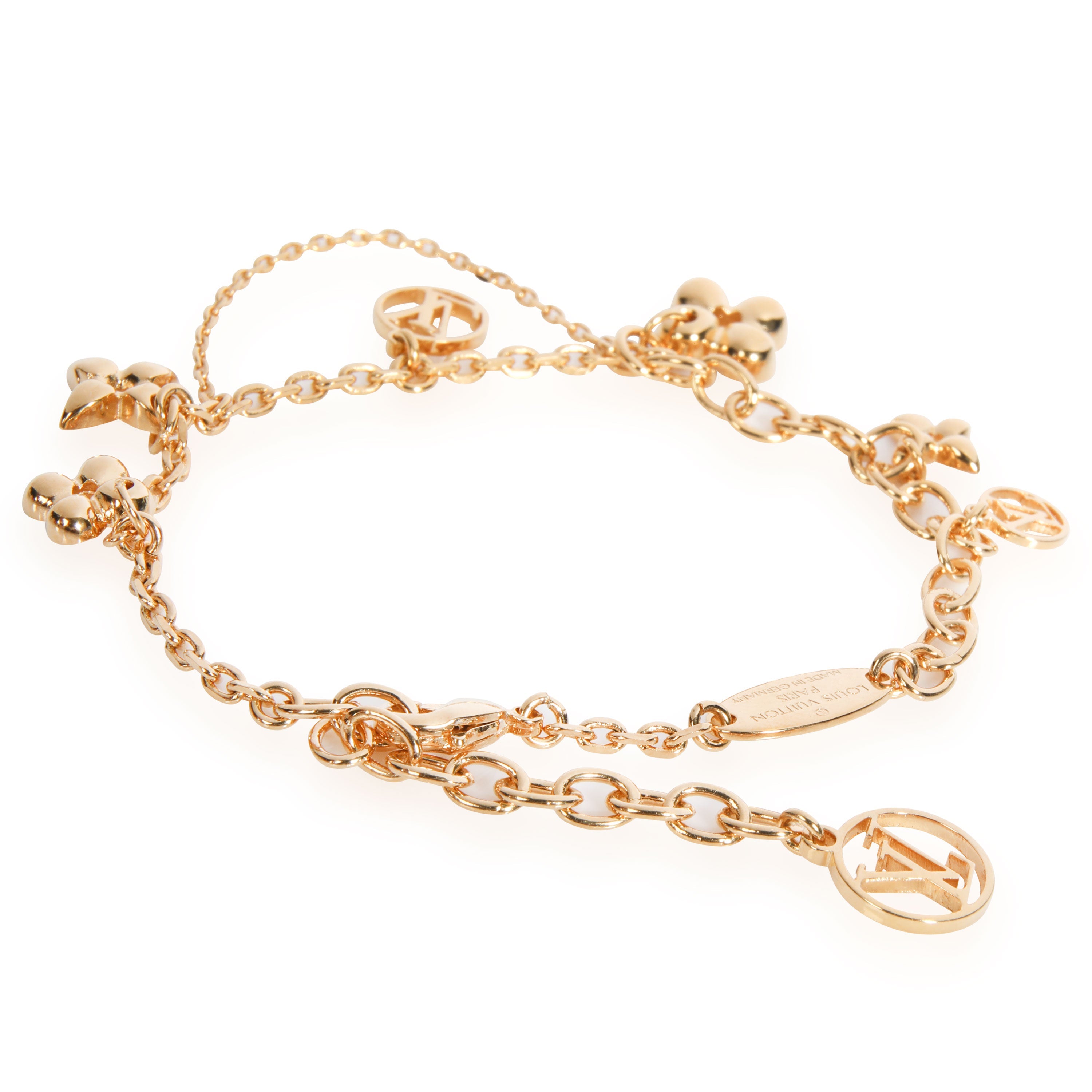 Louis Vuitton Louis Vuitton Costume Gold Plated Charm Bracelet