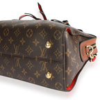 Louis Vuitton Louis Vuitton Monogram Canvas & Caramel Leather Tuileries Satchel