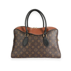 Louis Vuitton Louis Vuitton Monogram Canvas & Caramel Leather Tuileries Satchel