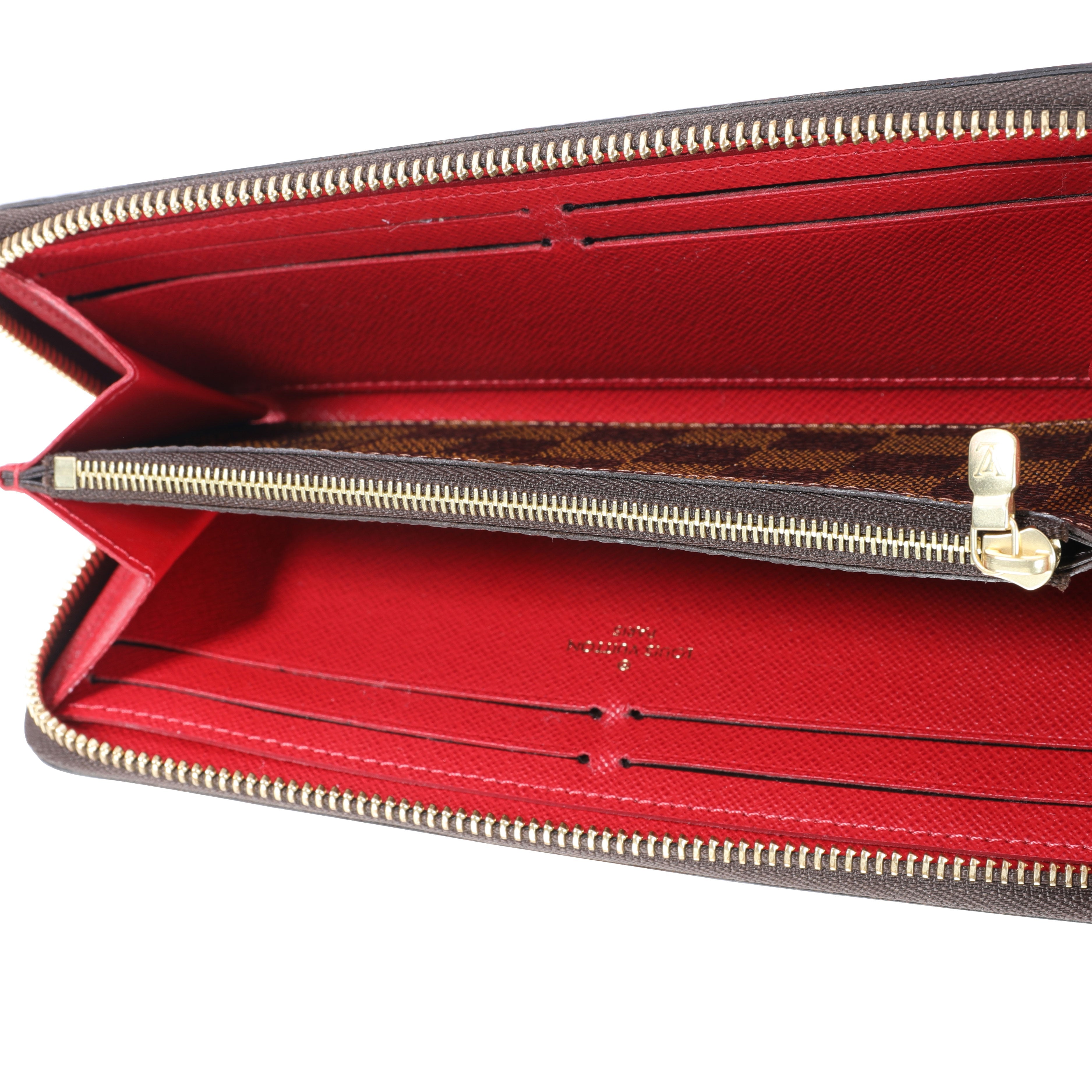Louis Vuitton Louis Vuitton Damier Ebene & Cherry Clémence Wallet