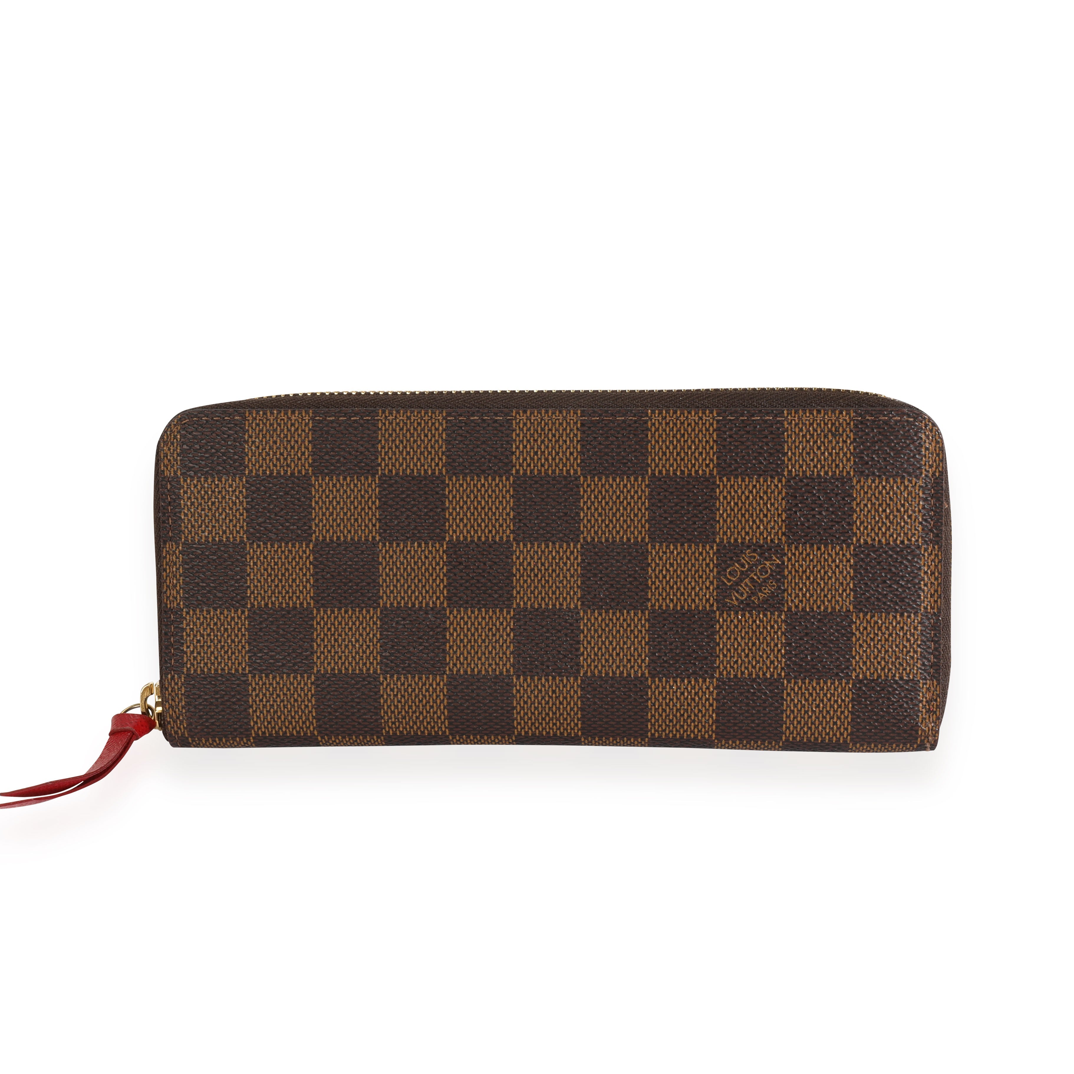 Louis Vuitton Louis Vuitton Damier Ebene & Cherry Clémence Wallet