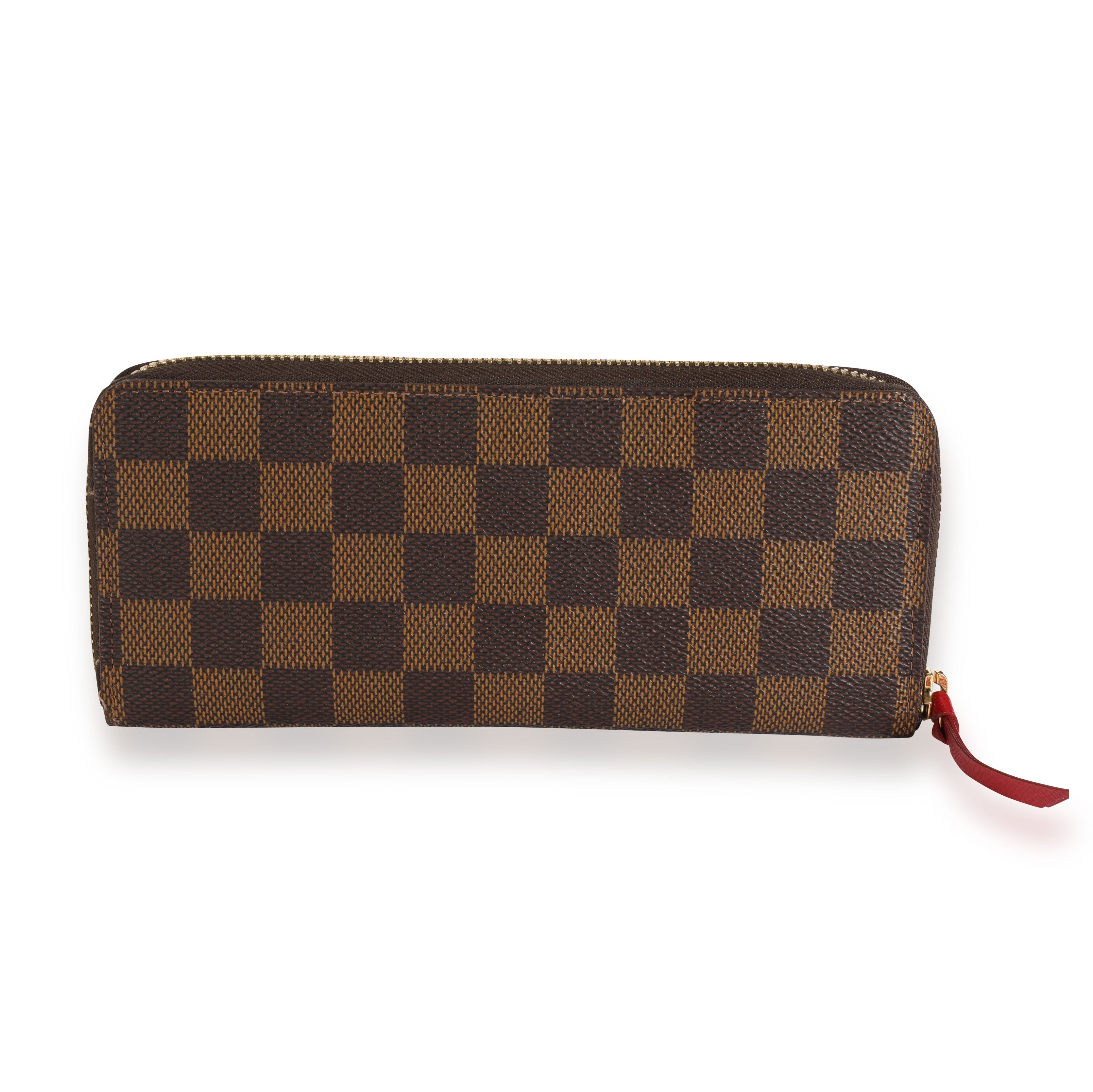 Louis Vuitton Louis Vuitton Damier Ebene & Cherry Clémence Wallet