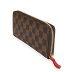 Louis Vuitton Louis Vuitton Damier Ebene & Cherry Clémence Wallet