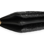 Louis Vuitton Louis Vuitton Black Monogram Embossed Lambskin Coussin MM