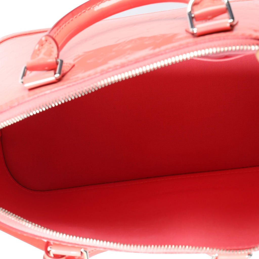 Louis Vuitton Louis Vuitton Rose Litchi Monogram Vernis Alma PM