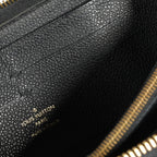Louis Vuitton Louis Vuitton Black Monogram Empreinte Leather Zippy Wallet