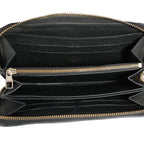 Louis Vuitton Louis Vuitton Black Monogram Empreinte Leather Zippy Wallet