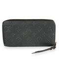 Louis Vuitton Louis Vuitton Black Monogram Empreinte Leather Zippy Wallet