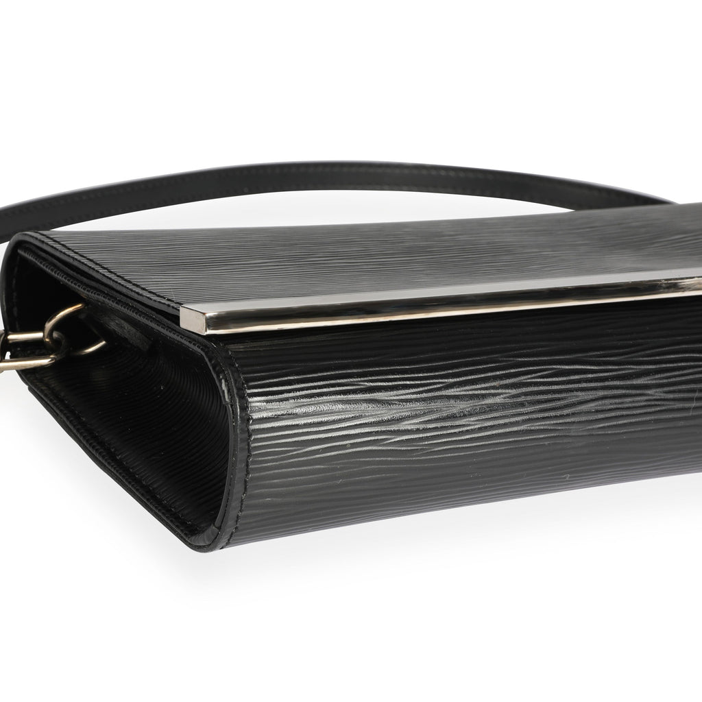 Louis Vuitton Louis Vuitton Black Epi Leather Sevigne Clutch