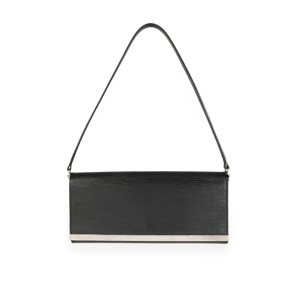 Louis Vuitton Louis Vuitton Black Epi Leather Sevigne Clutch