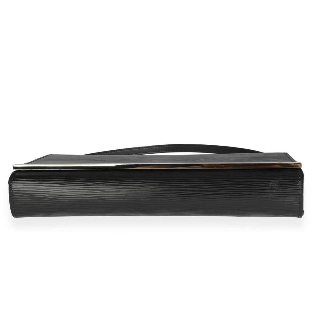 Louis Vuitton Louis Vuitton Black Epi Leather Sevigne Clutch