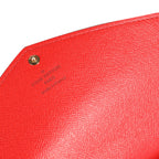 Louis Vuitton Louis Vuitton Monogram Canvas & Coquelicot Sarah Wallet