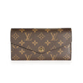 Louis Vuitton Louis Vuitton Monogram Canvas & Coquelicot Sarah Wallet