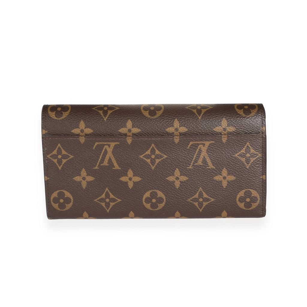 Louis Vuitton Louis Vuitton Monogram Canvas & Coquelicot Sarah Wallet