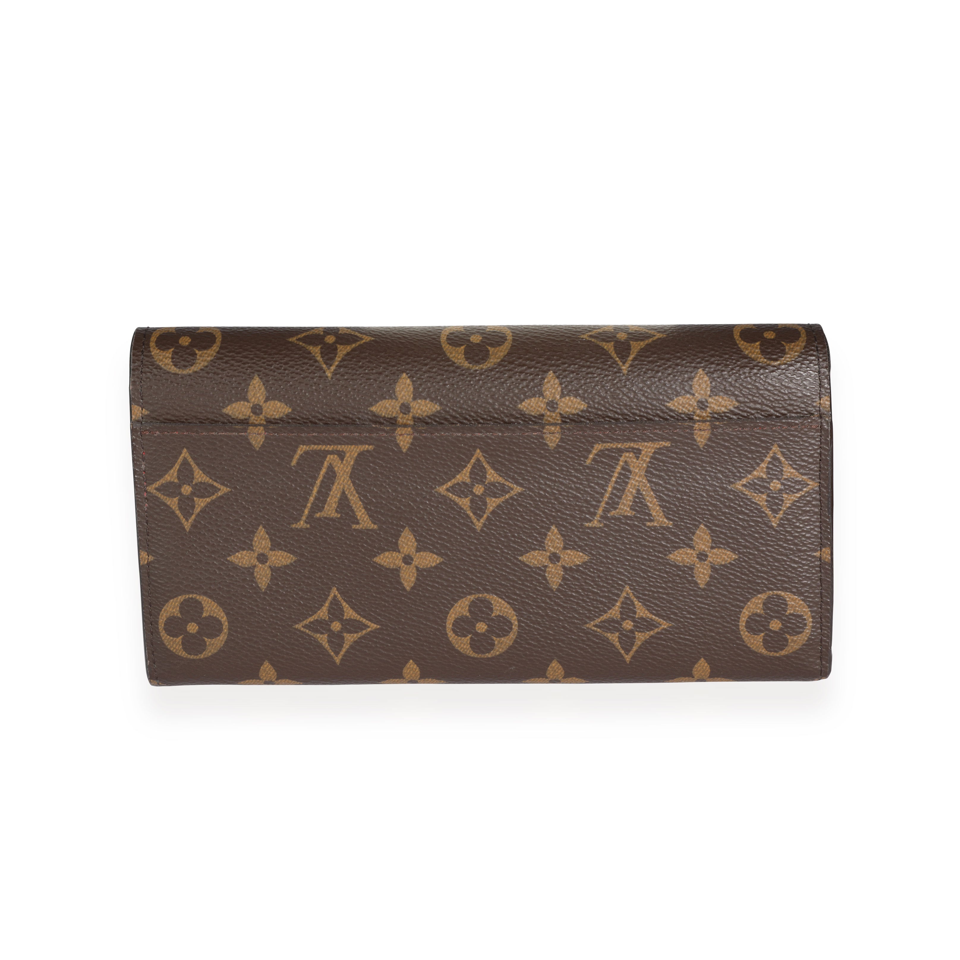 Louis Vuitton Louis Vuitton Monogram Canvas & Coquelicot Sarah Wallet