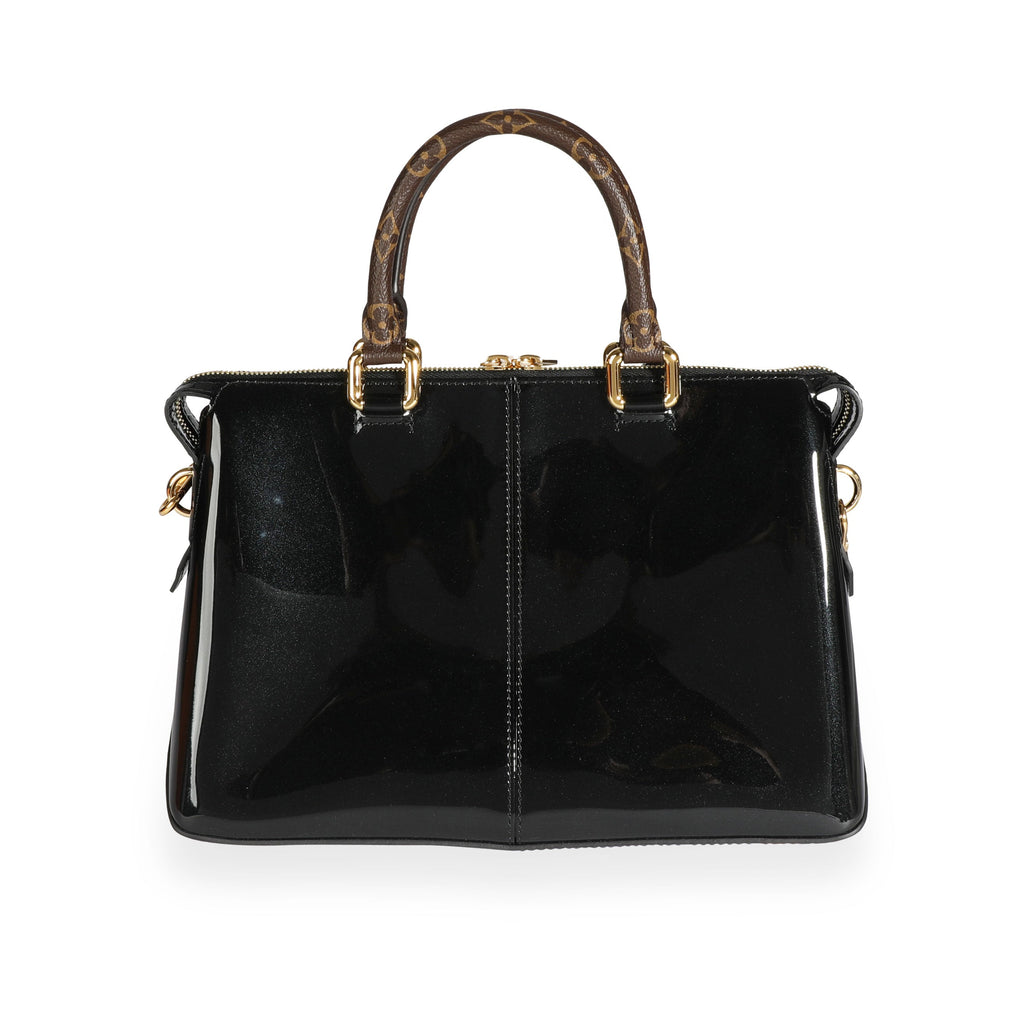 Louis Vuitton Louis Vuitton Black Vernis & Monogram Canvas Miroir Tote