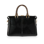 Louis Vuitton Louis Vuitton Black Vernis & Monogram Canvas Miroir Tote