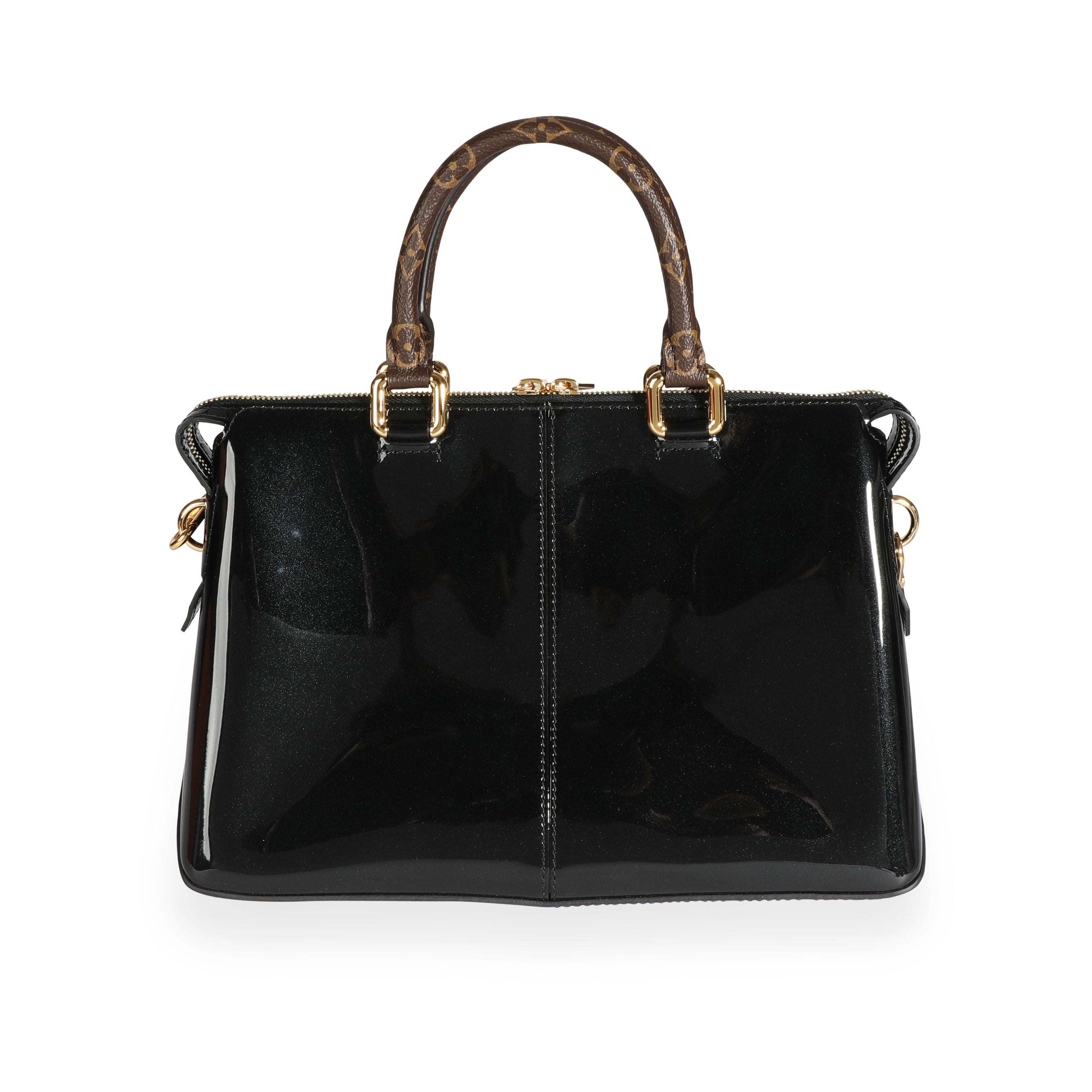 Louis Vuitton Louis Vuitton Black Vernis & Monogram Canvas Miroir Tote