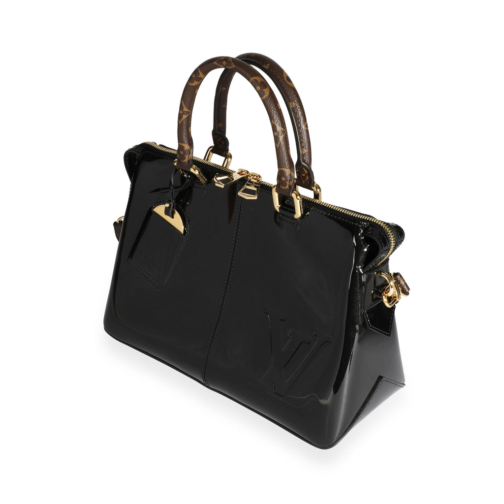 Louis Vuitton Louis Vuitton Black Vernis & Monogram Canvas Miroir Tote