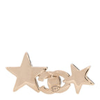 Chanel Crystal Star CC Earrings Gold