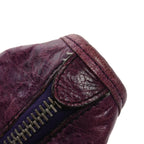 Balenciaga Agneau Giant 21 Silver Hardware Work Raisin