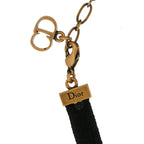 Christian Dior Velvet Ribbon Butterfly Choker Necklace Black