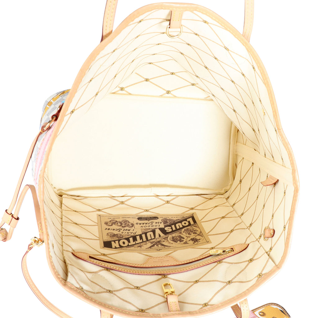 Louis Vuitton Louis Vuitton Damier Azur Summer Trunks Neverfull MM