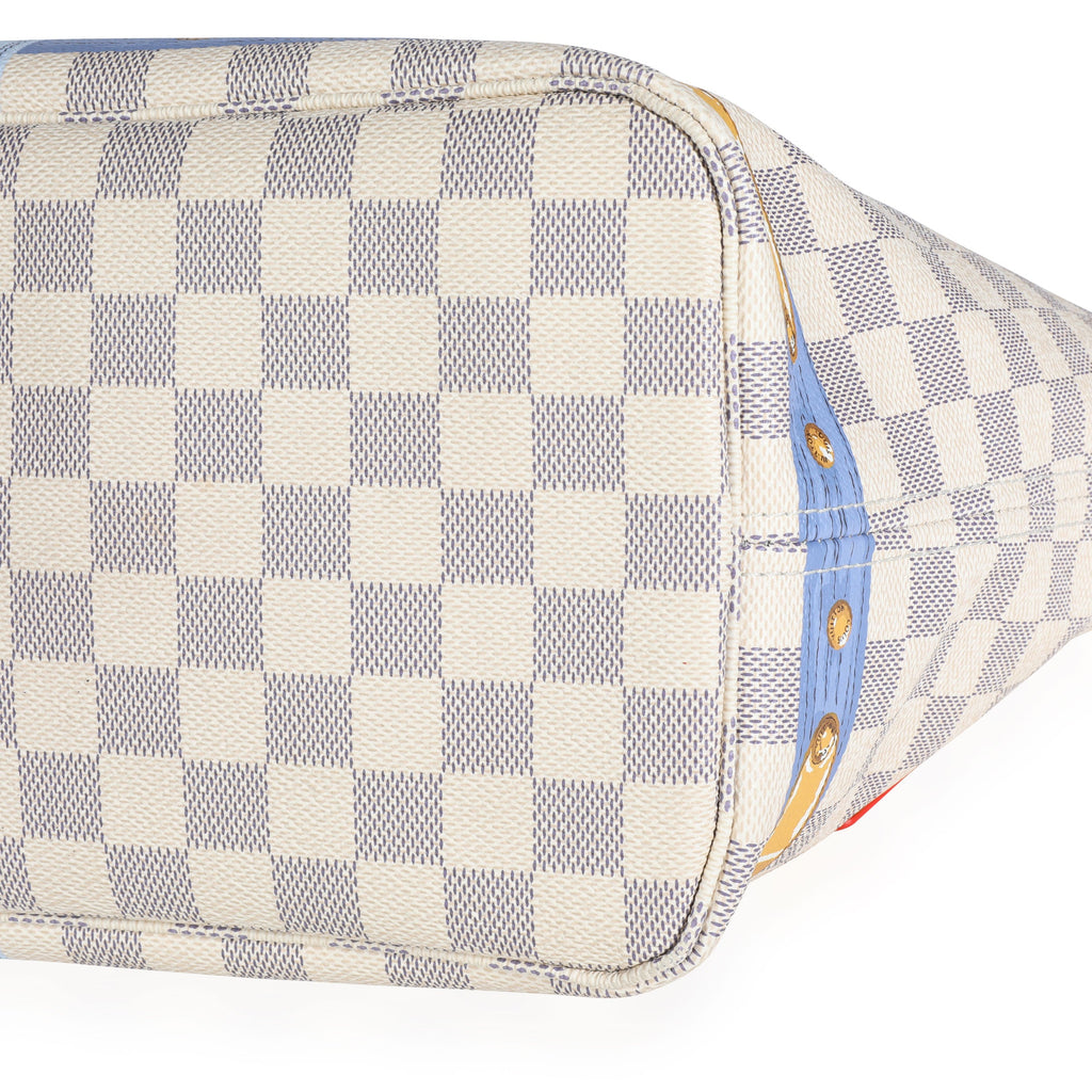 Louis Vuitton Louis Vuitton Damier Azur Summer Trunks Neverfull MM