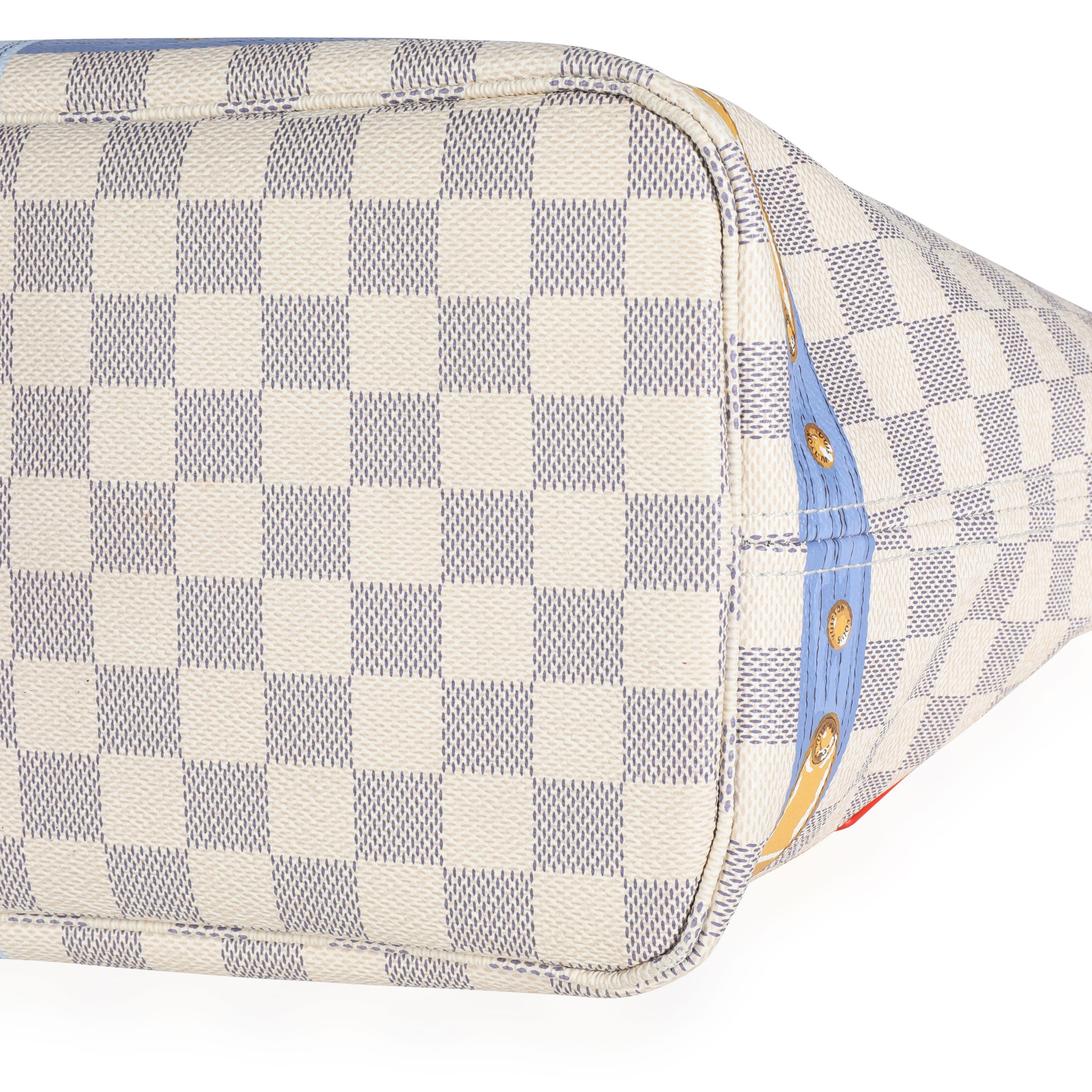 Louis Vuitton Louis Vuitton Damier Azur Summer Trunks Neverfull MM