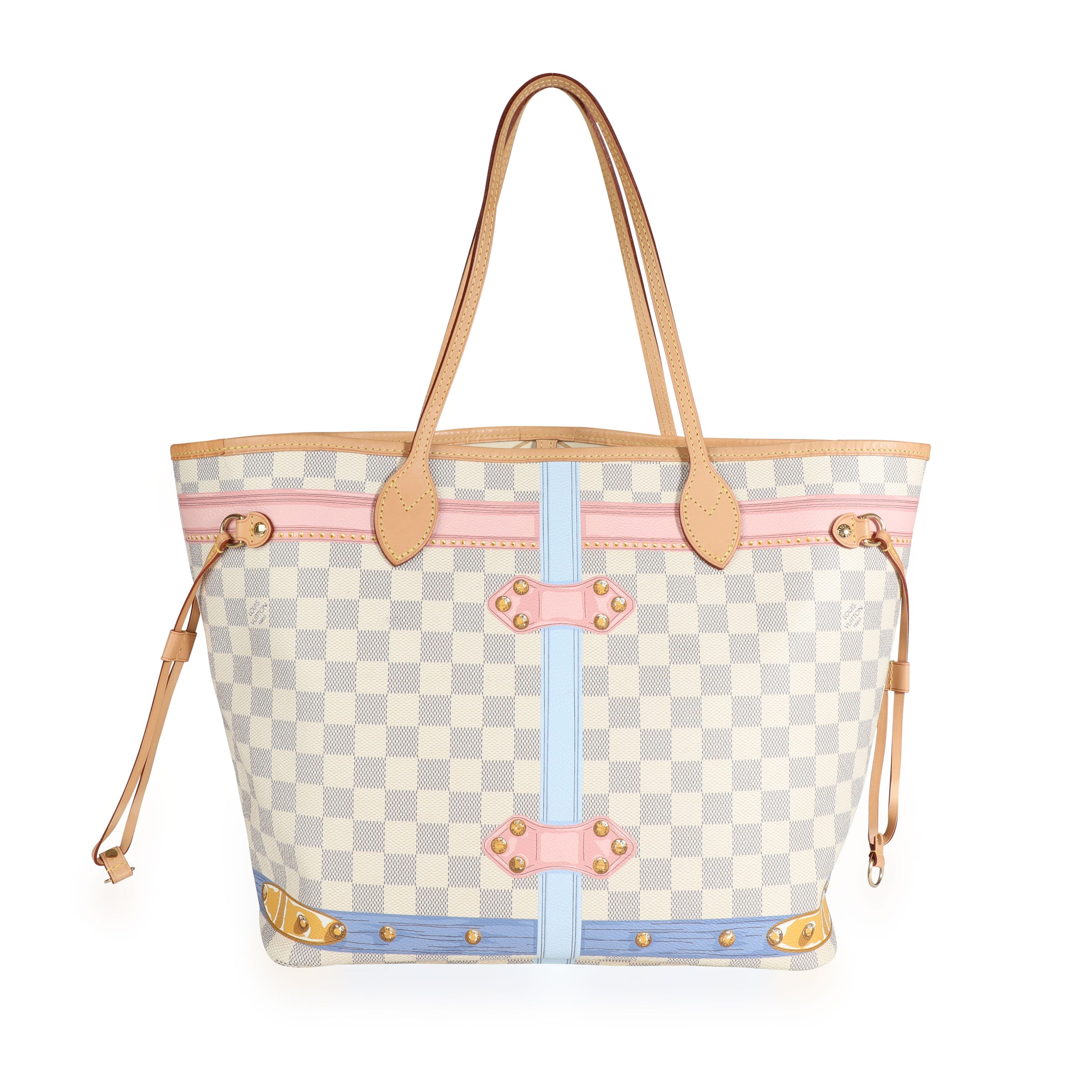 Louis Vuitton Louis Vuitton Damier Azur Summer Trunks Neverfull MM