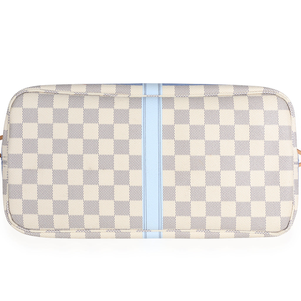 Louis Vuitton Louis Vuitton Damier Azur Summer Trunks Neverfull MM