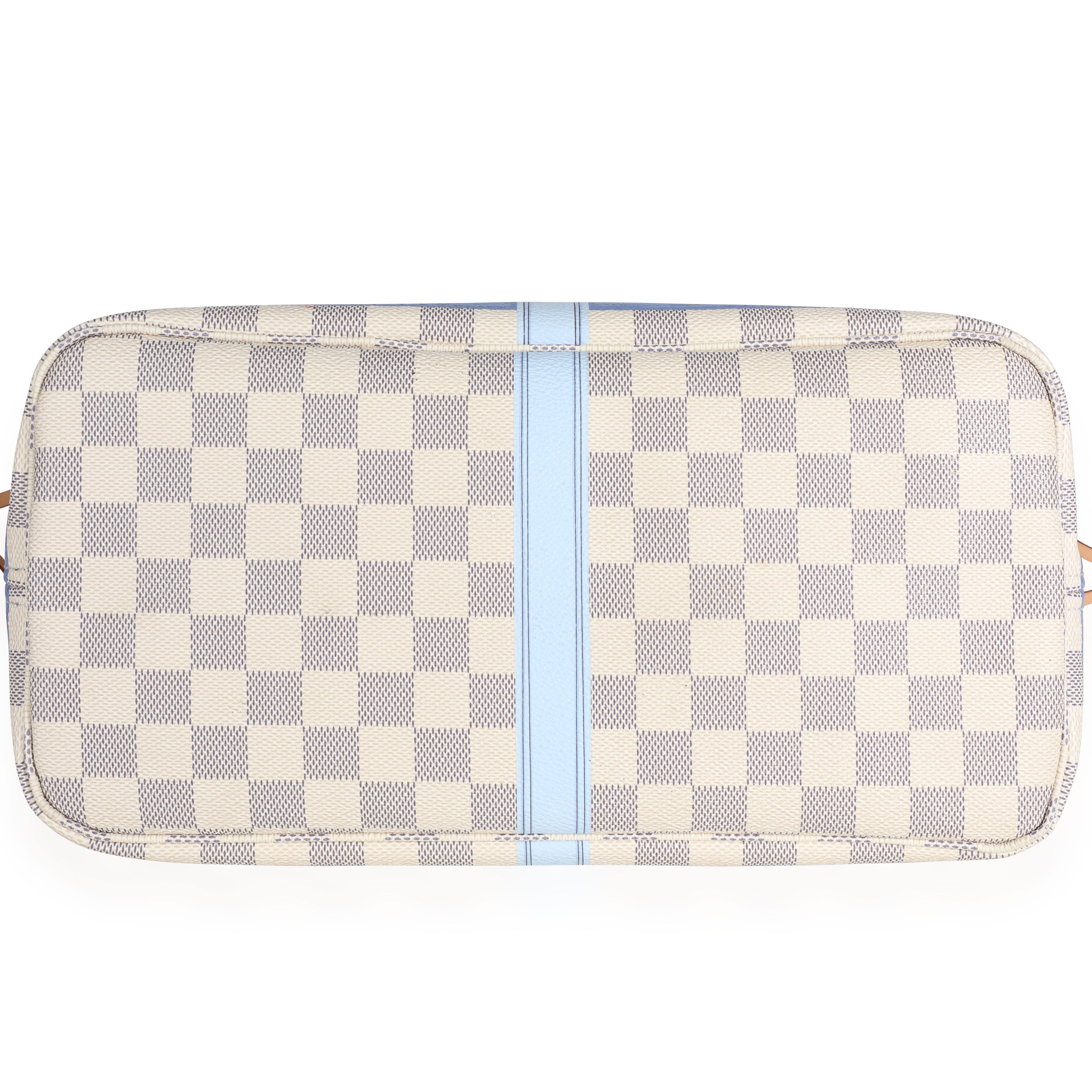 Louis Vuitton Louis Vuitton Damier Azur Summer Trunks Neverfull MM