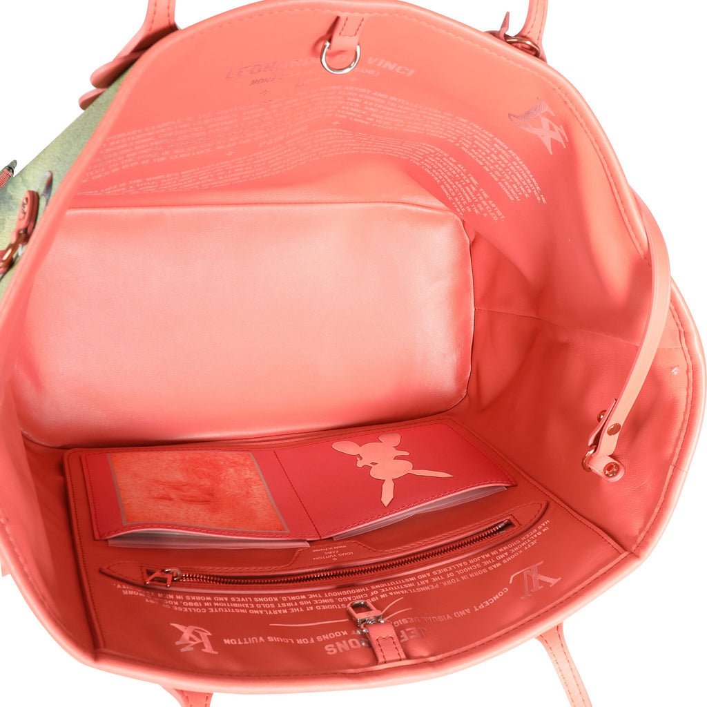 Louis Vuitton Louis Vuitton x Jeff Koons Masters Collection Mona Lisa Neverfull MM