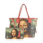 Louis Vuitton Louis Vuitton x Jeff Koons Masters Collection Mona Lisa Neverfull MM