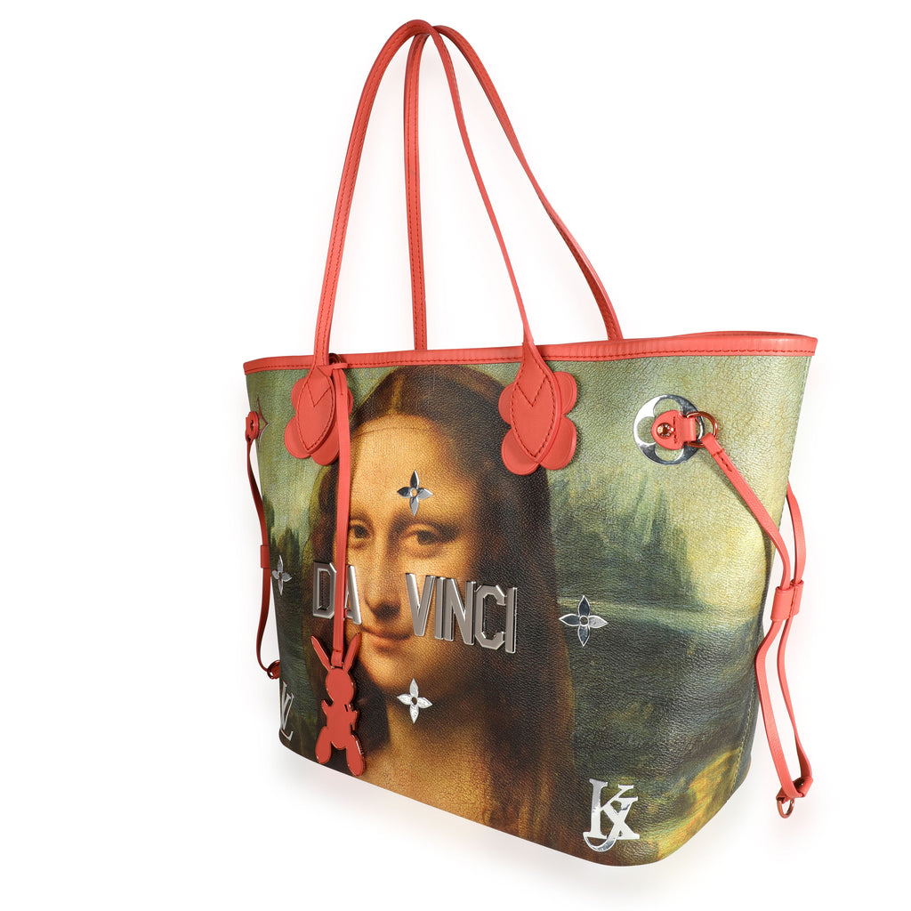 Louis Vuitton Louis Vuitton x Jeff Koons Masters Collection Mona Lisa Neverfull MM