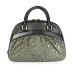 Louis Vuitton Louis Vuitton Olive Monogram Quilted Lambskin & Black Pebbled Leather Mizi Vienn