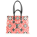 Louis Vuitton Louis Vuitton Cream & Red Monogram Giant LV Crafty Onthego GM
