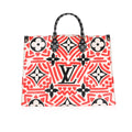 Louis Vuitton Louis Vuitton Cream & Red Monogram Giant LV Crafty Onthego GM