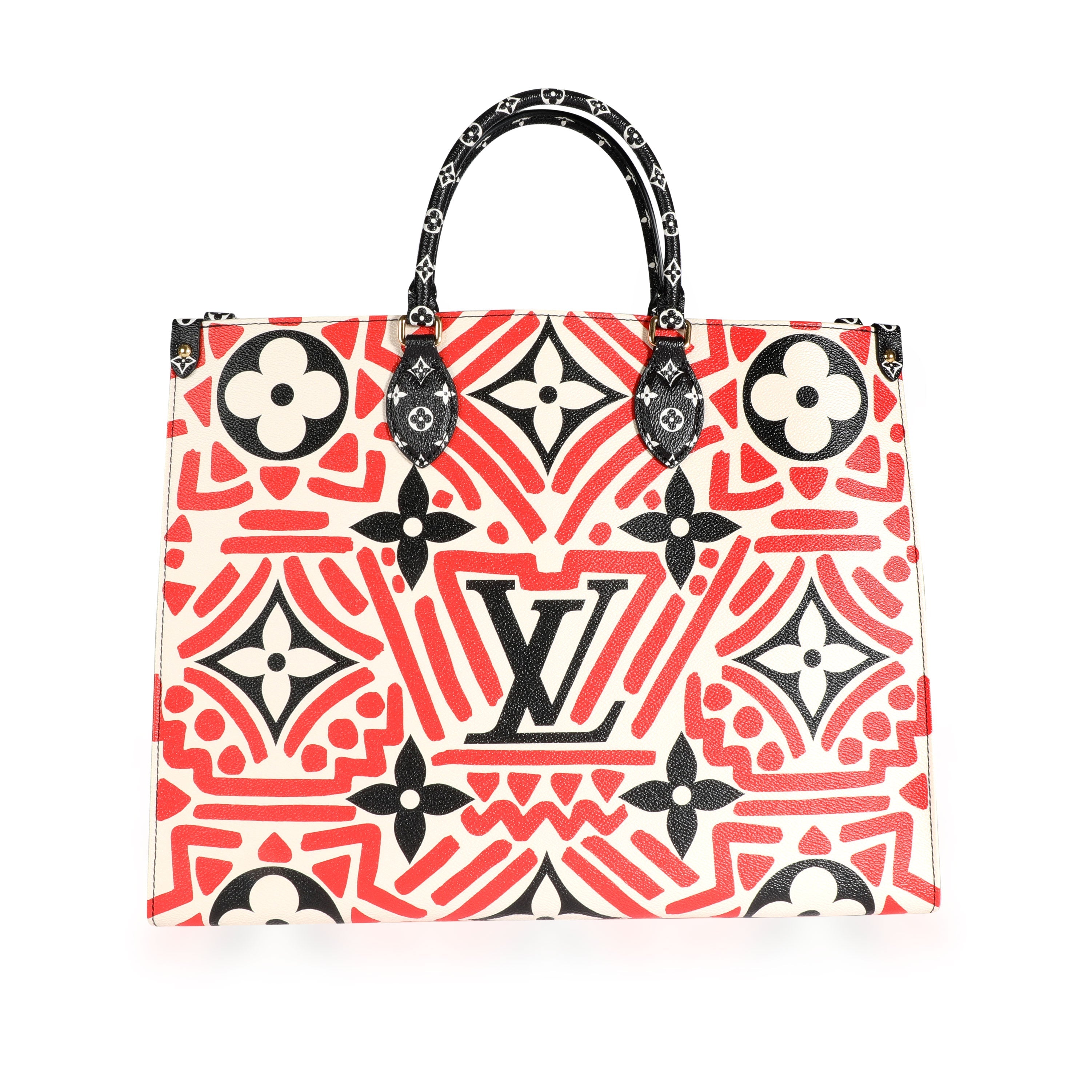Louis Vuitton Louis Vuitton Cream & Red Monogram Giant LV Crafty Onthego GM