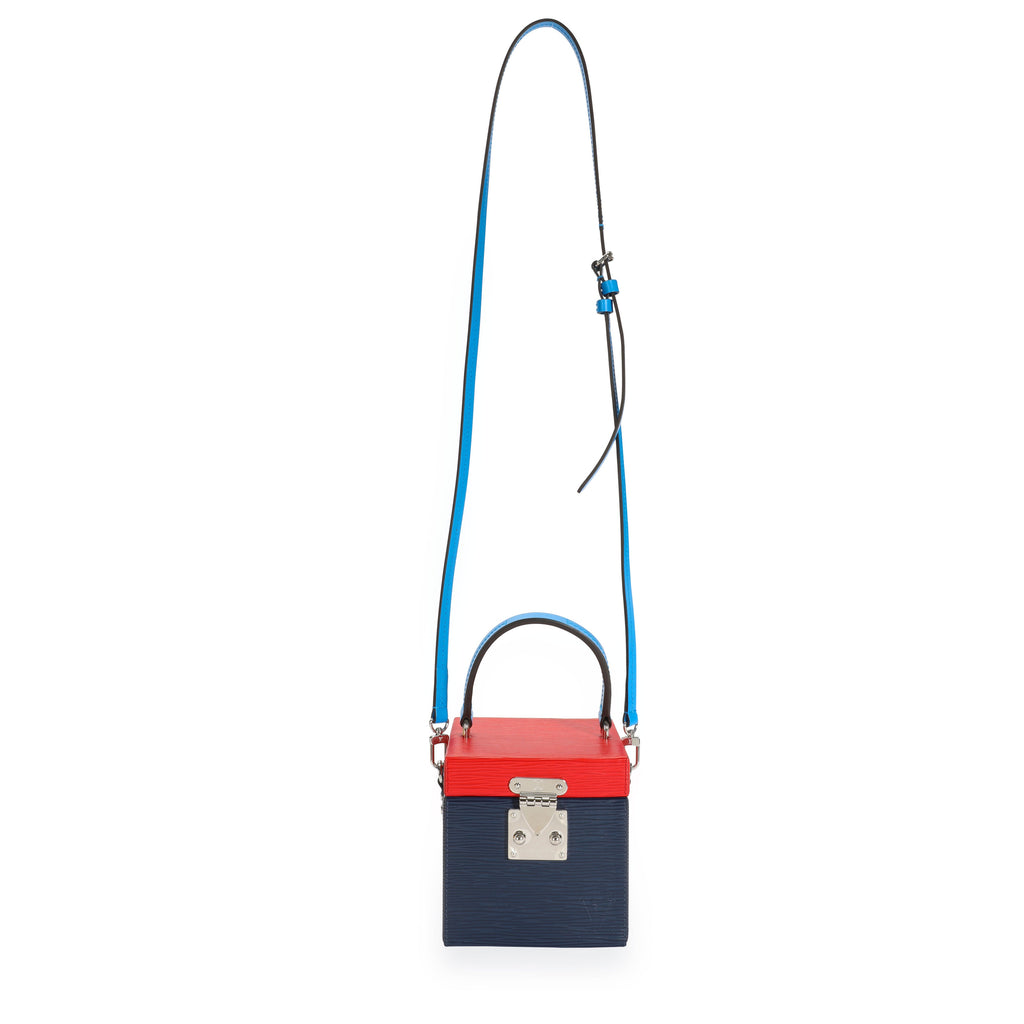 Louis Vuitton Indigo & Coquelicot Epi Bleecker Box